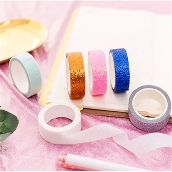 10mm*4.5m Glitter Masking Tape Set Decorative Adhesive Tapes Scrapbooking Stickers Label Stationery For DIY
10mm*4.5m Glitter Masking Tape Set Decorative Adhesive Tapes Scrapbooking Stickers Label Stationery For DIY