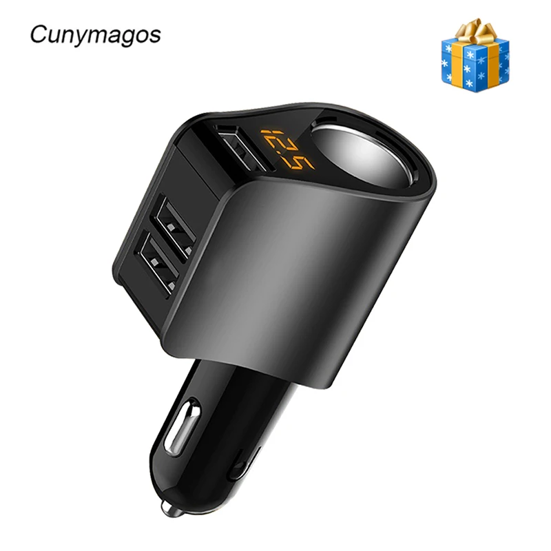 Universal 3 USB Car Charger Quick Charge Car Cigarette Lighter Socket Splitter Voltage Monitor Power Adapter 5V 3.1A Car Charger
Universal 3 USB Car Charger Quick Charge Car Cigarette Lighter Socket Splitter Voltage Monitor Power Adapter 5V 3.1A Car Charger