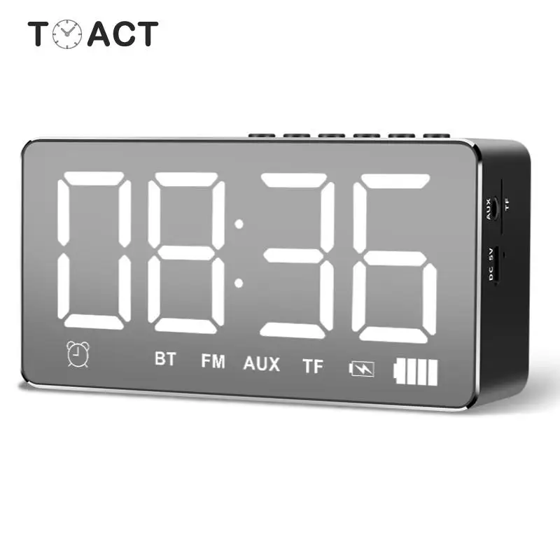 LED Bluetooth Wireless Double Alarm Table Clock Light Dark Adjustment FM Radio Alarm Clock Of Snooze Function Office Home Decor
LED Bluetooth Wireless Double Alarm Table Clock Light Dark Adjustment FM Radio Alarm Clock Of Snooze Function Office Home Decor