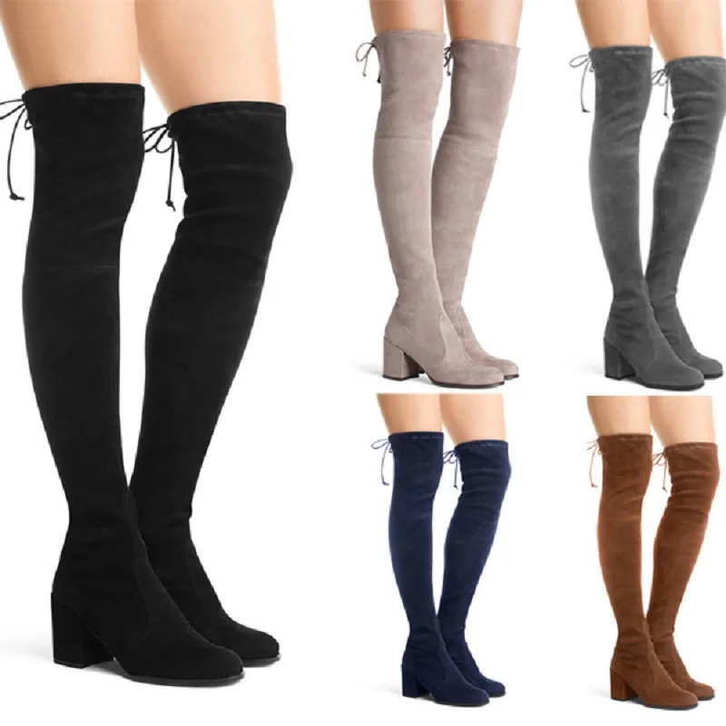 Thigh high boots women lace up high heels ladies shoes autumn winter platform sexy over the knee long boots big size botas mujer
Thigh high boots women lace up high heels ladies shoes autumn winter platform sexy over the knee long boots big size botas mujer