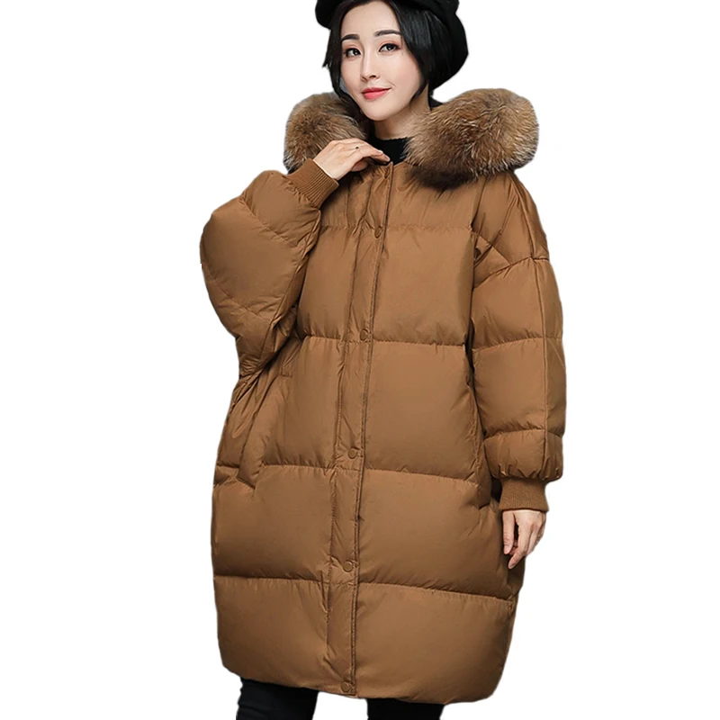casual winter collar women coat loosen plus size women Parka 2018 winter long female coat fur on the hood of the down jacket
casual winter collar women coat loosen plus size women Parka 2018 winter long female coat fur on the hood of the down jacket