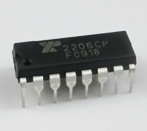 2 pcs XR-2206 XR2206CP XR2206 Monolithic Generator DIP IC new | Электроника