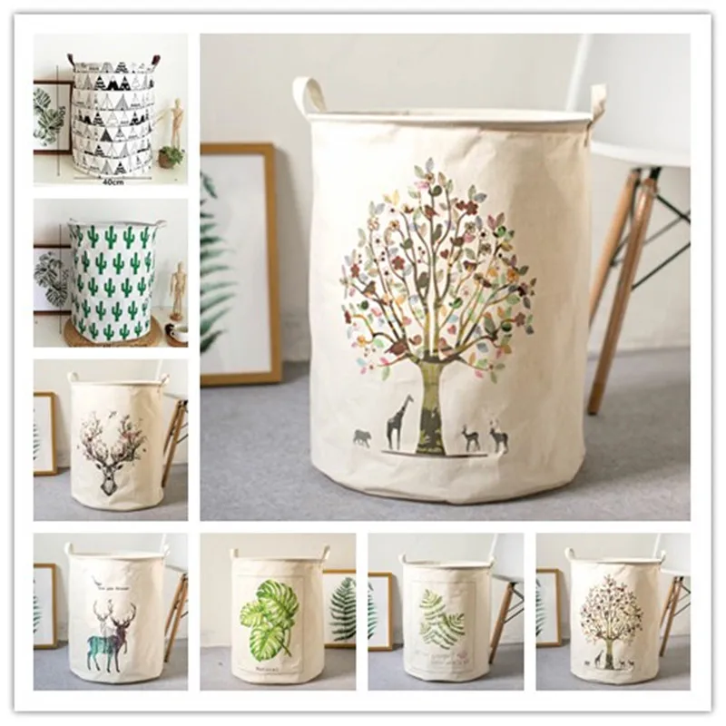 50*40cm New Dirty Clothes Baskets Cotton Linen Foldable Laundry Baskets For Toys Bra Organizer Barrel Groceries Storage Baskets
50*40cm New Dirty Clothes Baskets Cotton Linen Foldable Laundry Baskets For Toys Bra Organizer Barrel Groceries Storage Baskets