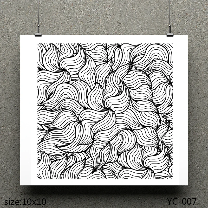 AZSG Artistic texture/Art pattern Clear Stamps For Scrapbooking DIY Clip Art /Card Making Decoration Stamps Crafts
AZSG Artistic texture/Art pattern Clear Stamps For Scrapbooking DIY Clip Art /Card Making Decoration Stamps Crafts