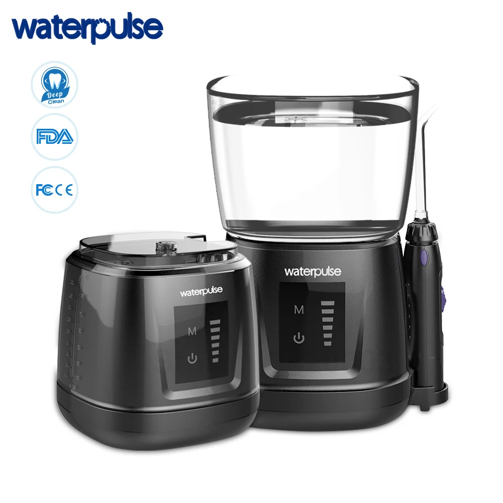 Waterpulse V700P Water Flosser 1000ml Capacity Oral Irrigator Portable Dental Oral Flosser With 6pcs Jet Tips
Waterpulse V700P Water Flosser 1000ml Capacity Oral Irrigator Portable Dental Oral Flosser With 6pcs Jet Tips