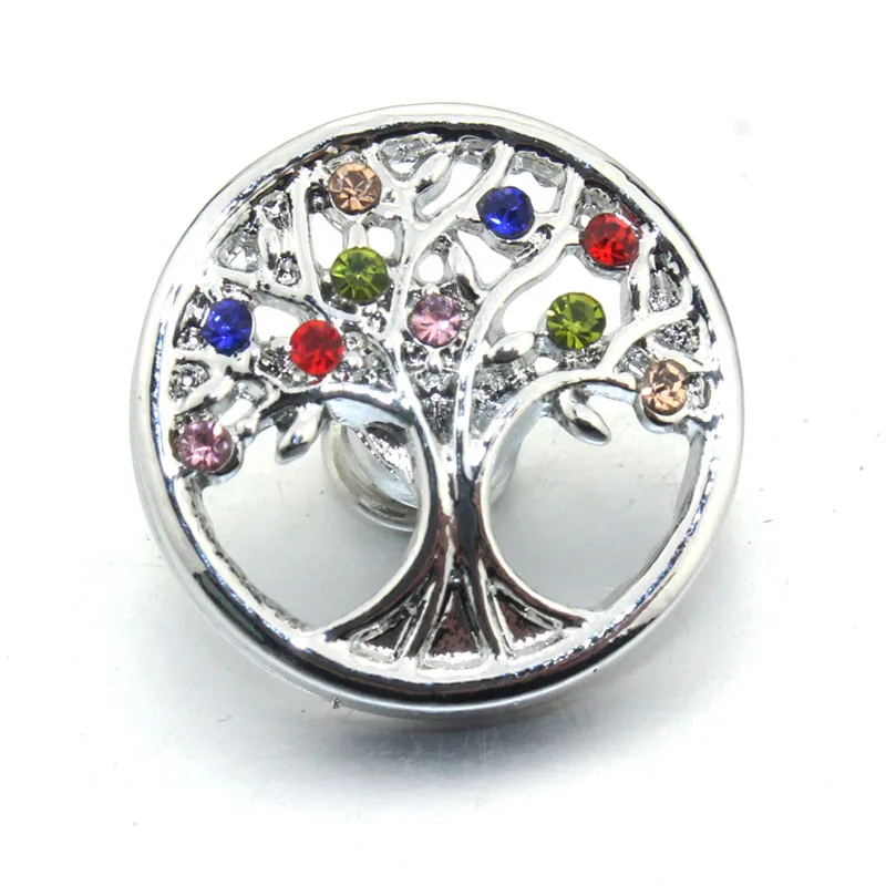 

New Arrival Tree of Life 18-20mm Metal Snap Jewelry Snap Button fit Ginger Snap Bracelets Bangles Women snaps Jewelry 061112
