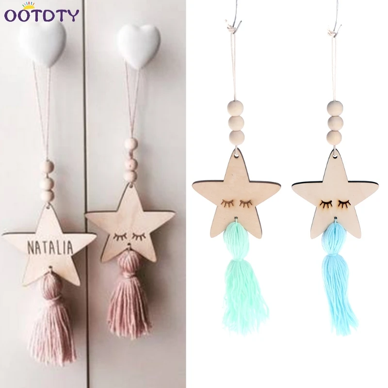 Nordic Kids Room Decoration Crafts Sleepy Eyes Wood Eyelash Wall Hanging Stars Decorative Beads Tassel Photography props Gift
Nordic Kids Room Decoration Crafts Sleepy Eyes Wood Eyelash Wall Hanging Stars Decorative Beads Tassel Photography props Gift