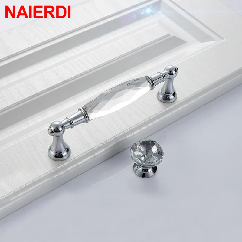 NAIERDI Luxury Diamond Crystal Handles Cabinet Handles Closet Door Drawer Knobs Wardrobe Single Hole Furniture Handle
NAIERDI Luxury Diamond Crystal Handles Cabinet Handles Closet Door Drawer Knobs Wardrobe Single Hole Furniture Handle
