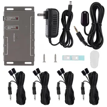Infrared Remote Extender 1 Receivers 8 Emitters IR Repeater 34KHz-60KHz Frequency Compatible with VCD/DVD Player Digital TV
Infrared Remote Extender 1 Receivers 8 Emitters IR Repeater 34KHz-60KHz Frequency Compatible with VCD/DVD Player Digital TV