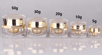 5g/5ml Golden colour Cream Jar,Acrylic Cosmetic Container With Screw Cap,Makeup Sub-bottling,Sample Cream Canister200pcs/lot
5g/5ml Golden colour Cream Jar,Acrylic Cosmetic Container With Screw Cap,Makeup Sub-bottling,Sample Cream Canister200pcs/lot
