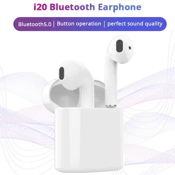 i20 TWS Bluetooth Earphone Wireless Earphones For Xiaomi redmi note 7 iphone 7 X Honor Huawei Smartphone Bluetooth 5.0 Headset
i20 TWS Bluetooth Earphone Wireless Earphones For Xiaomi redmi note 7 iphone 7 X Honor Huawei Smartphone Bluetooth 5.0 Headset