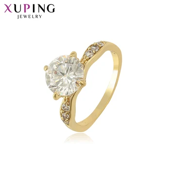Xuping Fashion Light Gold Color Plated Weeding Round Synthetic Cubic Zirconia New Retro Ring Jewelry Gifts 15957
Xuping Fashion Light Gold Color Plated Weeding Round Synthetic Cubic Zirconia New Retro Ring Jewelry Gifts 15957