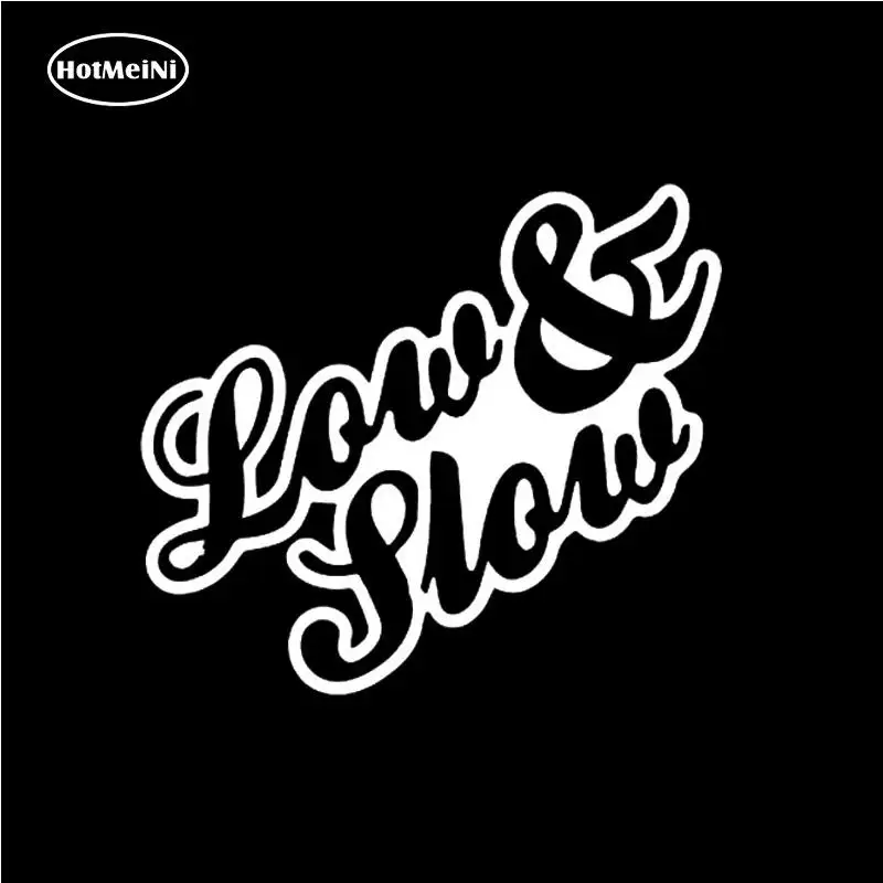 Low And Slow Vinyl Decal Sticker JDM Euro Car Truck BLACK Slammed Lowered