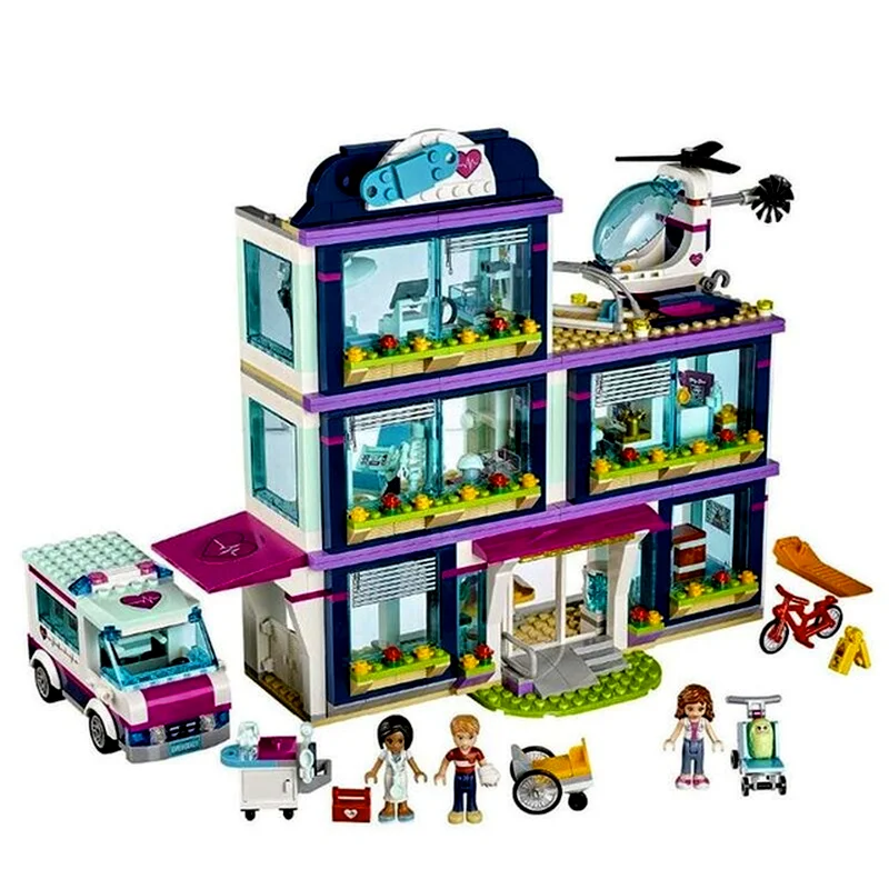 932pcs Princess Heartlake Hospital figures Building blocks Compatible with legoing Friends 41318 Bricks toys for children
932pcs Princess Heartlake Hospital figures Building blocks Compatible with legoing Friends 41318 Bricks toys for children
