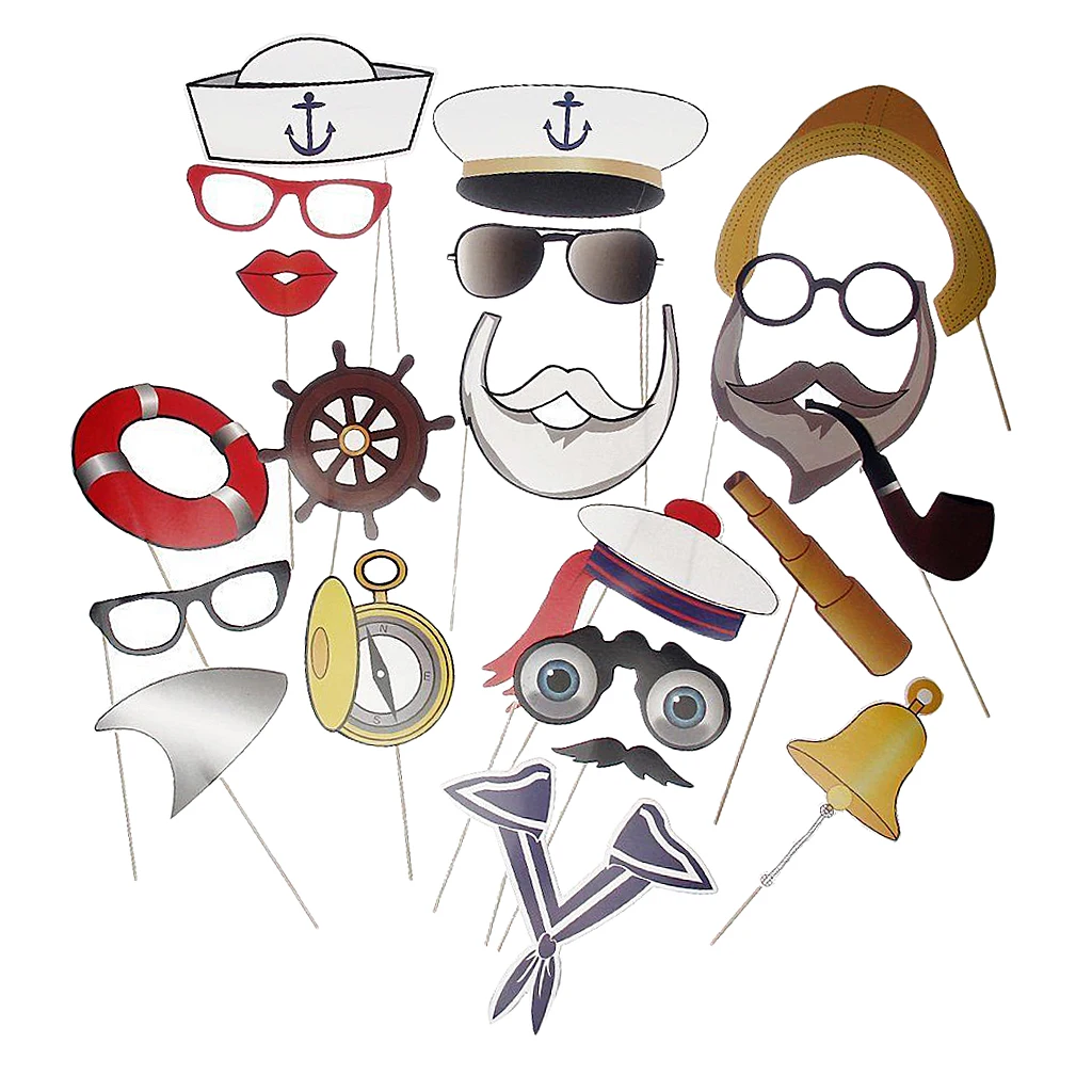 Sailor Photo Booth Props Baby Shower Nautical Theme Kid Birthday Party Favor Gift Sailor Photo Booth Props Baby Shower Nautical Theme Kid Birthday Party Favor Gift