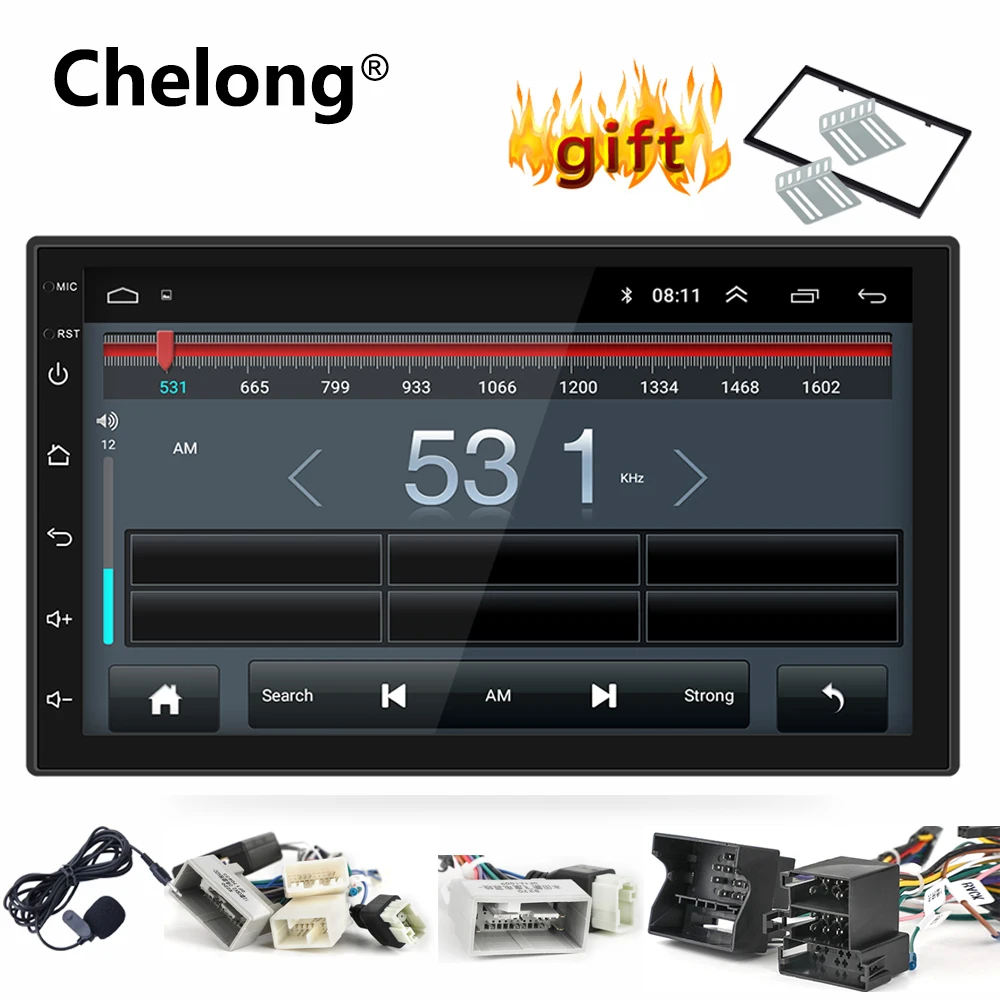 2Din Android Car Radio Double Din Android 8.1 Car Stereo 7" 1024*600 WIFI GPS Navigation Audio Player For TOYOTA Nissan Kia RAV4
2Din Android Car Radio Double Din Android 8.1 Car Stereo 7" 1024*600 WIFI GPS Navigation Audio Player For TOYOTA Nissan Kia RAV4