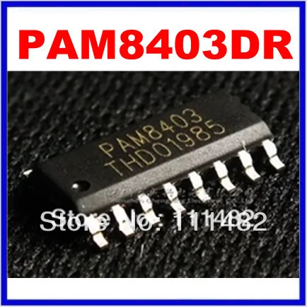 20 шт. PAM8403 PAM8403DR SOP16 без пленки 3 Вт класса D стерео аудио усилитель | Электронные