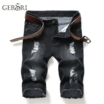Gersri Men's Jeans Shorts High Quality Knee Length Ripped Short Jeans Denim Shorts Classical high quality Cotton Men Shorts
Gersri Men's Jeans Shorts High Quality Knee Length Ripped Short Jeans Denim Shorts Classical high quality Cotton Men Shorts