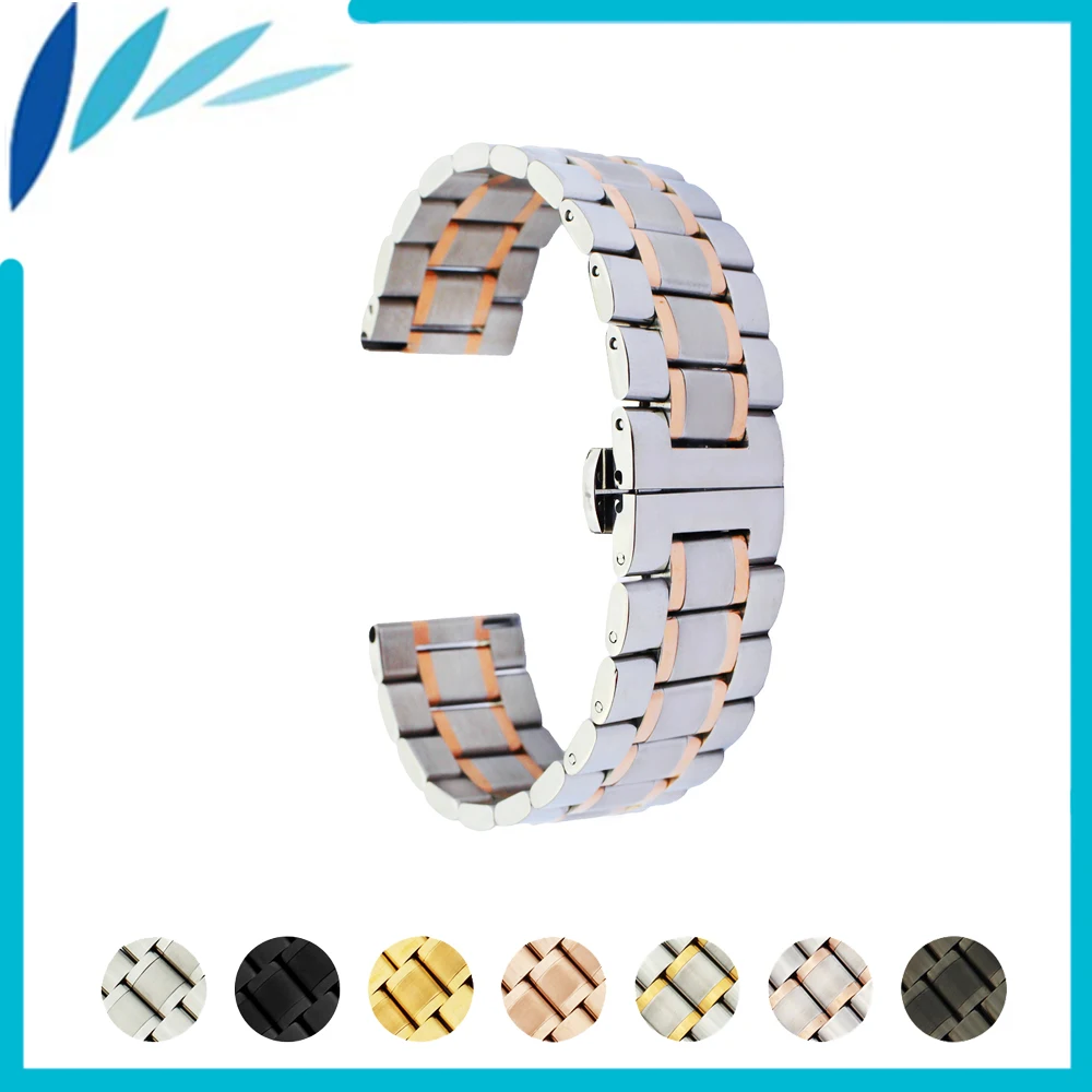 Stainless Steel Watch Band 20mm 22mm for Cartier Watchband Quick Release Metal Strap Loop Wrist Belt Bracelet Black Silver Gold
Stainless Steel Watch Band 20mm 22mm for Cartier Watchband Quick Release Metal Strap Loop Wrist Belt Bracelet Black Silver Gold