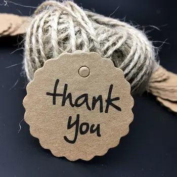 100pcs Kraft Paper Thank You Tag Paper Gift Tag Label Marks Decorations Party Craft DIY
100pcs Kraft Paper Thank You Tag Paper Gift Tag Label Marks Decorations Party Craft DIY