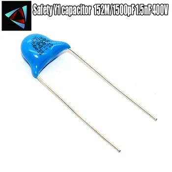 10PCS 152M/1500pF 1.5nF 400V Safety Y1 capacitor
10PCS 152M/1500pF 1.5nF 400V Safety Y1 capacitor