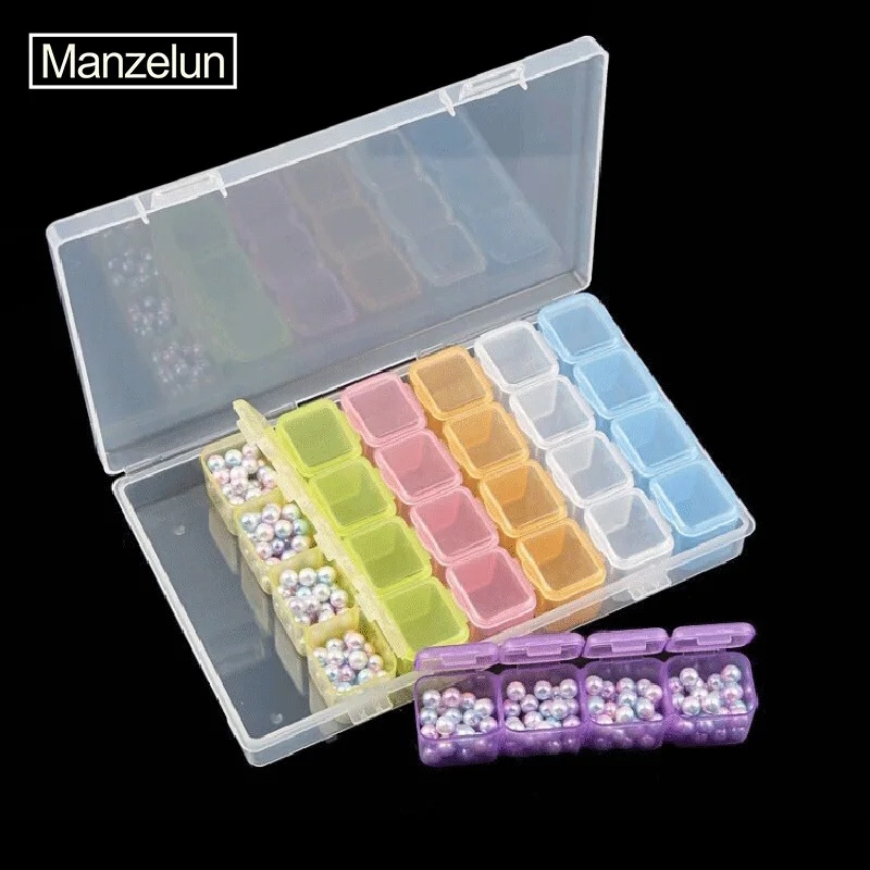 Adjustable Plastic Jewelry Storage Box Makeup Organizer Transparent Pill Box Diamond Embroidery Craft Bead Storage Tools
Adjustable Plastic Jewelry Storage Box Makeup Organizer Transparent Pill Box Diamond Embroidery Craft Bead Storage Tools