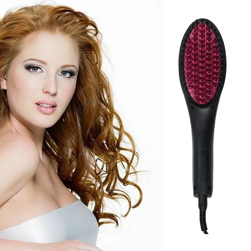 Csw Straight Hair Comb Hair Straightener Brush 40 59w Electric
