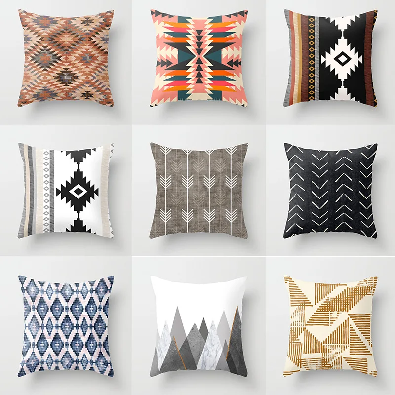 Nordic Home Decor Black White Geometric Printed Throw Vintage Pillowcase for Couch Sofa Decorative Boho Cushions Cover 45*45
Nordic Home Decor Black White Geometric Printed Throw Vintage Pillowcase for Couch Sofa Decorative Boho Cushions Cover 45*45