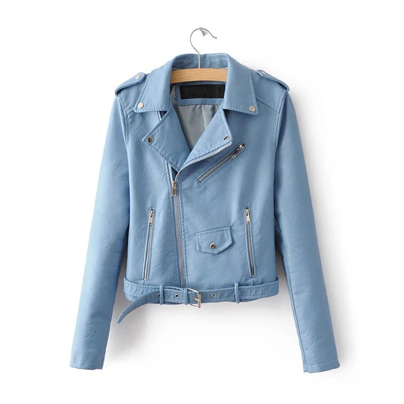 New 2018 Spring Fashion Bright Colors Good Quality Ladies Basic Street Women Short Pu Leather Jacket Fast Accessories
New 2018 Spring Fashion Bright Colors Good Quality Ladies Basic Street Women Short Pu Leather Jacket Fast Accessories