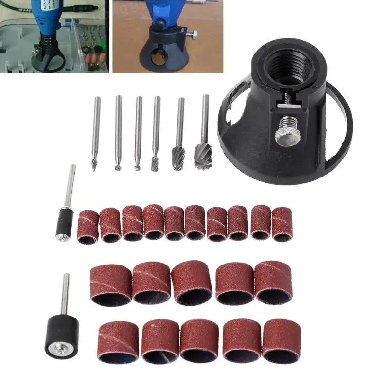 29pcs/set Rotary Tool Accessories Mini Woodworking Drill Tools Fits For Grinding Polishing Sanding Abrasive Tools
29pcs/set Rotary Tool Accessories Mini Woodworking Drill Tools Fits For Grinding Polishing Sanding Abrasive Tools