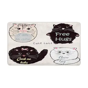 Collection of Cute Cats Anti-slip Door Mat Home Decor Personalized Indoor Entrance Doormat
Collection of Cute Cats Anti-slip Door Mat Home Decor Personalized Indoor Entrance Doormat