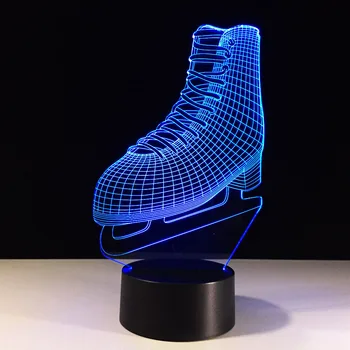 3D Led Visual Nightlight 7 Colors Roller Skates Modelling Touch Button Desk Lamp Boys Room Decor Home Gifts Usb Bedside Lighting
3D Led Visual Nightlight 7 Colors Roller Skates Modelling Touch Button Desk Lamp Boys Room Decor Home Gifts Usb Bedside Lighting
