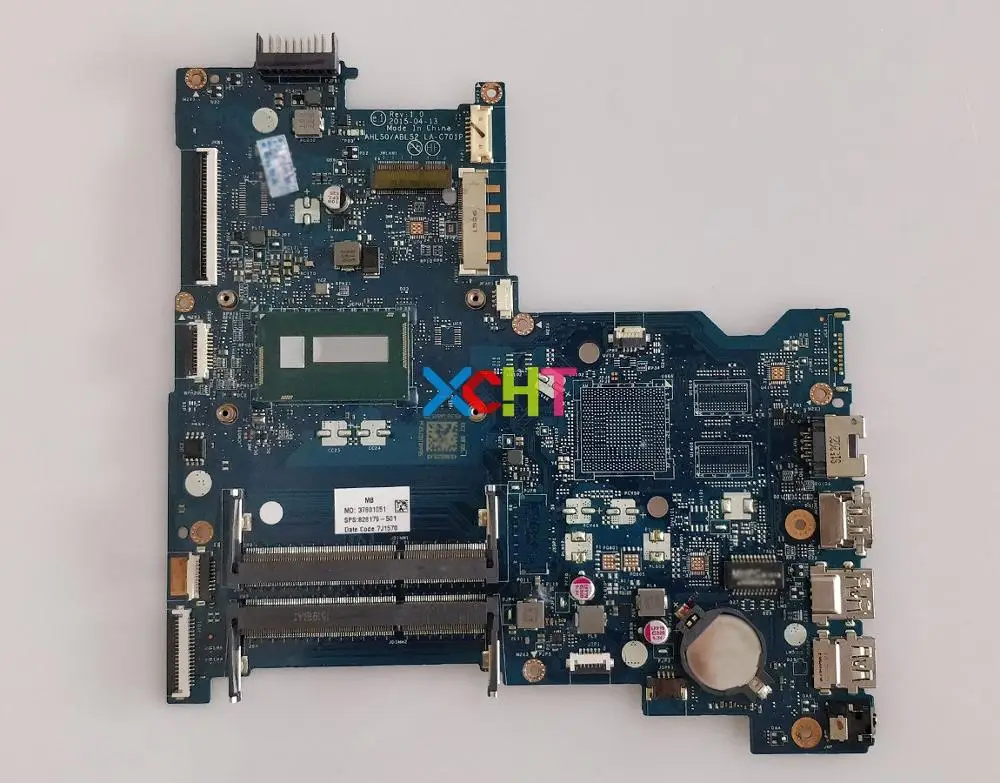 for HP 15-AC Series 15T-AC100 828179-501 828179-001 828179-601 I3-5005U AHL50/ABL52 LA-C701P Laptop Motherboard Mainboard Tested
for HP 15-AC Series 15T-AC100 828179-501 828179-001 828179-601 I3-5005U AHL50/ABL52 LA-C701P Laptop Motherboard Mainboard Tested