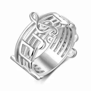 Musical Rings for Women Note Pattern Rings For Music Lover Trendy Jewelry Fashion Souvenir Gift for Her(RI102767)
Musical Rings for Women Note Pattern Rings For Music Lover Trendy Jewelry Fashion Souvenir Gift for Her(RI102767)