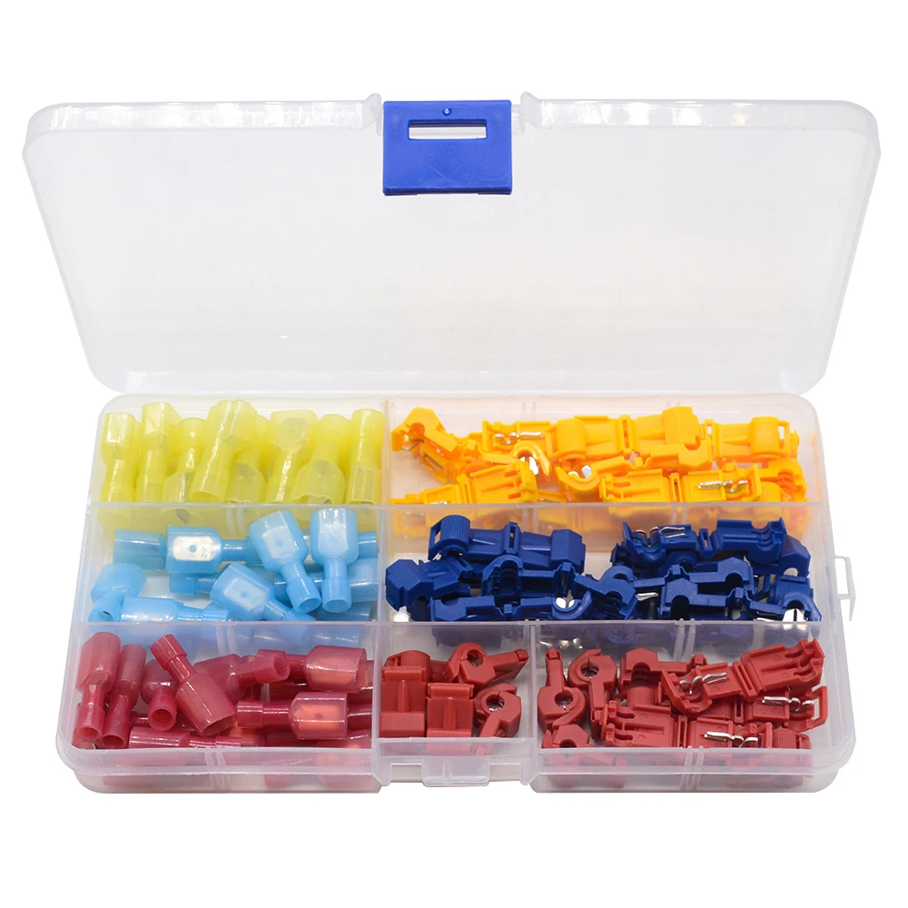 90pcs/lot Red Blue Yellow Scotch Lock Quick Splice Crimp Terminal Wire Convenient Connector for 0.5-1.0 0.75-2.5 4-6 mm2 Line
90pcs/lot Red Blue Yellow Scotch Lock Quick Splice Crimp Terminal Wire Convenient Connector for 0.5-1.0 0.75-2.5 4-6 mm2 Line