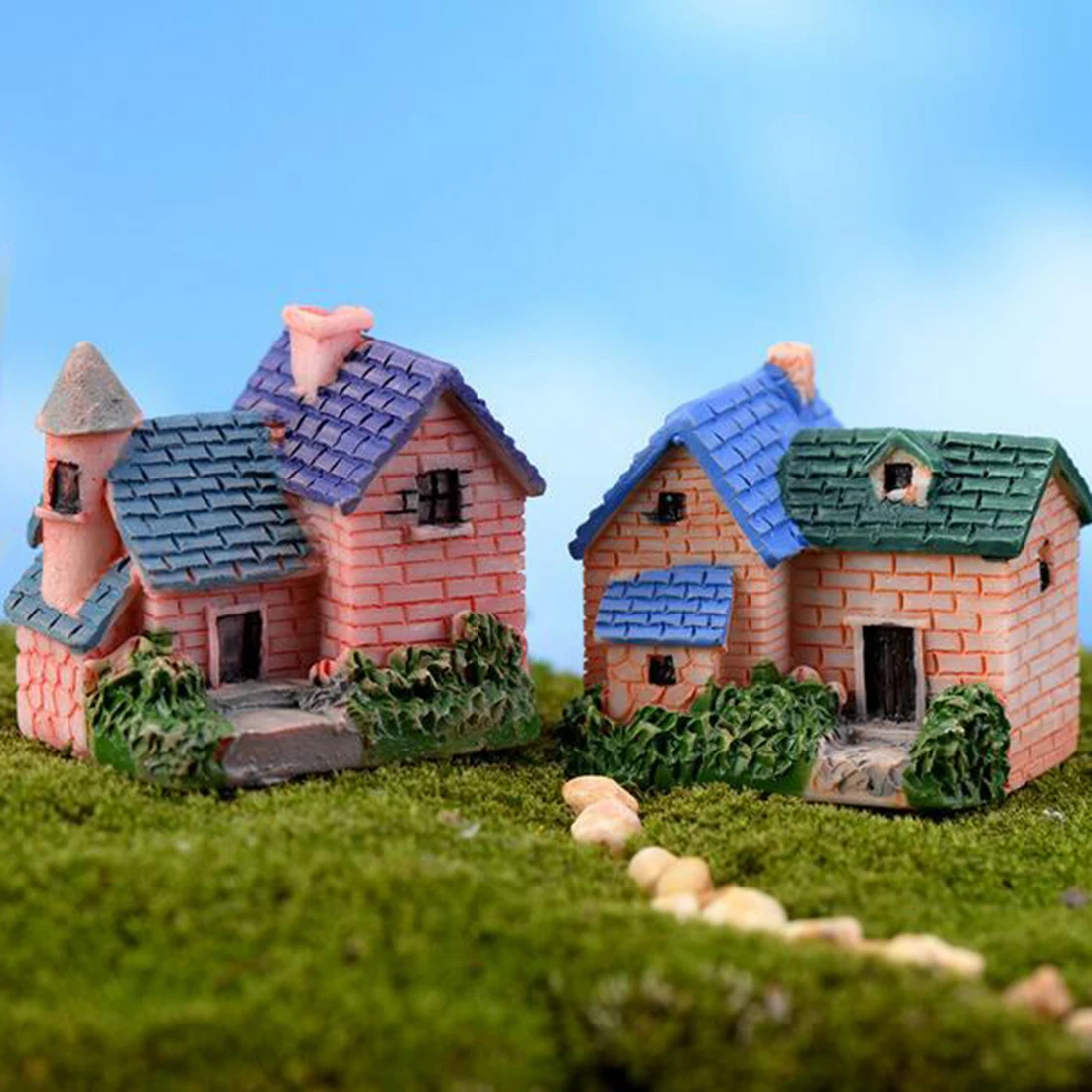 New Mini Villas Ornaments Fairy Garden Miniatures Decorations for Terrarium Moss Bonsai Flowerpot Home Resin Craft Random Style
New Mini Villas Ornaments Fairy Garden Miniatures Decorations for Terrarium Moss Bonsai Flowerpot Home Resin Craft Random Style