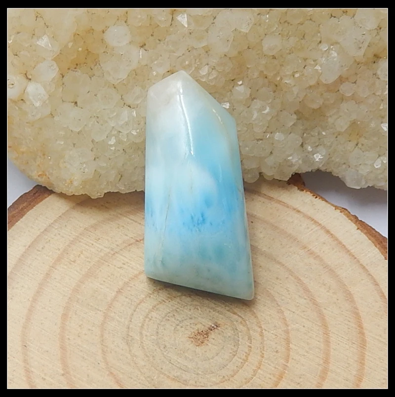 Wholesale 1Pcs Natural Stone Larimar Simple Design Geometric Cabochon 33x15x10mm 7.74g
Wholesale 1Pcs Natural Stone Larimar Simple Design Geometric Cabochon 33x15x10mm 7.74g