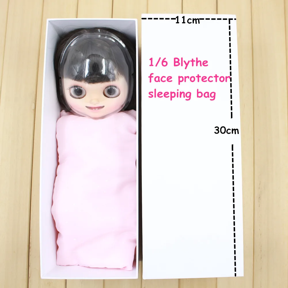 Blyth doll face protector and pinky sleeping bag with white box suitable for 1/6 doll free shipping can be DIY
Blyth doll face protector and pinky sleeping bag with white box suitable for 1/6 doll free shipping can be DIY