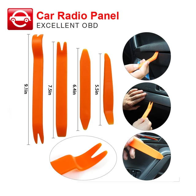 4pcs auto Car Radio Panel Door Clip Portable Trim Dash Audio Removal Installer Pry Kit Repair Tool Hand Tools obd2 car styling
4pcs auto Car Radio Panel Door Clip Portable Trim Dash Audio Removal Installer Pry Kit Repair Tool Hand Tools obd2 car styling