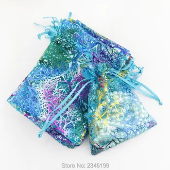 100pcs 9x12cm Blue Organza Gift Bags Coral Pattern Yarn Bags Jade Necklace Ring Storage Pockets Sample Packing Bags
100pcs 9x12cm Blue Organza Gift Bags Coral Pattern Yarn Bags Jade Necklace Ring Storage Pockets Sample Packing Bags