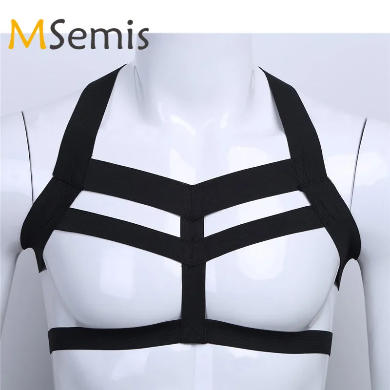 MSemis Bondage Men Harness Nylon Halter Hollow Out Body Chest Harness Gay Bondage Lingerie Wide Straps Adjustable Harness Men
MSemis Bondage Men Harness Nylon Halter Hollow Out Body Chest Harness Gay Bondage Lingerie Wide Straps Adjustable Harness Men