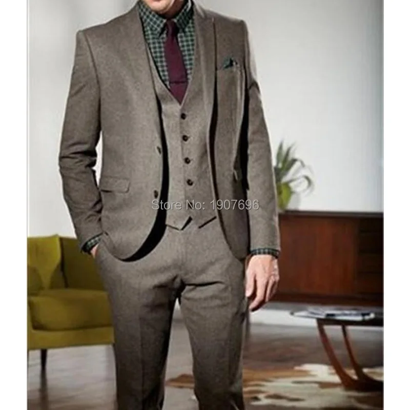 Tweed Woollen Men Suit Tailor Made Wedding Groom Tuxedos Bridegroom Costume 3 Piece Jacket Pants Vest Formal Blazer for Prom
Tweed Woollen Men Suit Tailor Made Wedding Groom Tuxedos Bridegroom Costume 3 Piece Jacket Pants Vest Formal Blazer for Prom