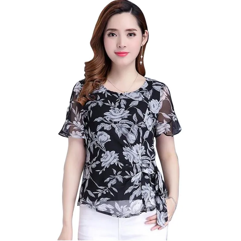 2019 Summer Flower Print Flare Sleeve Blouse Tops For Women Clothes Thin Chiffon Casual Beach Ladies Shirts Blouses Female
2019 Summer Flower Print Flare Sleeve Blouse Tops For Women Clothes Thin Chiffon Casual Beach Ladies Shirts Blouses Female