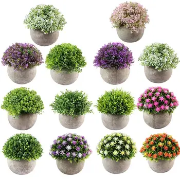 Artificial Plant Decorative Lifelike Elegant Fake Flowers Potted Plants Home Decorations
Artificial Plant Decorative Lifelike Elegant Fake Flowers Potted Plants Home Decorations