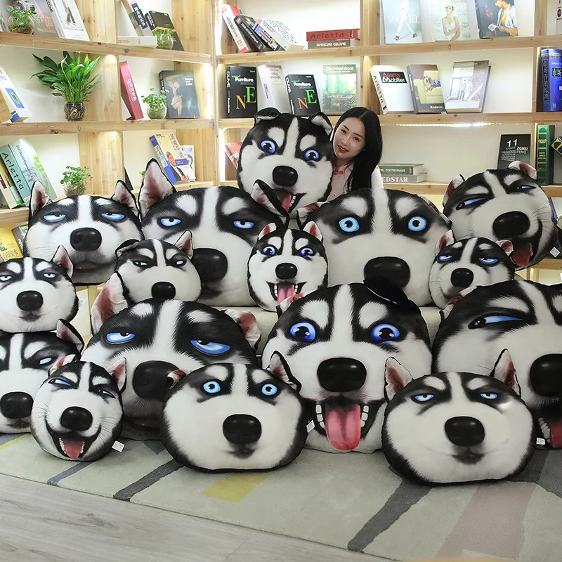 Emoji Husky Dog Plush Pillow Animals Pets Doggy Head Shaped Stuffed Pillows Decorative Throw Pillow
Emoji Husky Dog Plush Pillow Animals Pets Doggy Head Shaped Stuffed Pillows Decorative Throw Pillow