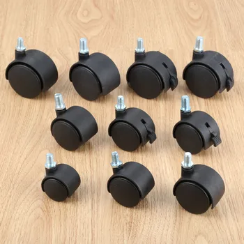 DRELD 1/1.25/1.5/2 Inch Rubber Durable 360 Degrees Rotating Rolling Swivel Wheel Casters Office Computer Chair Hold M8/M10
DRELD 1/1.25/1.5/2 Inch Rubber Durable 360 Degrees Rotating Rolling Swivel Wheel Casters Office Computer Chair Hold M8/M10