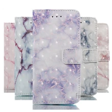 Voor LG K10 2017 Case Luxe PU Lederen Portemonnee Marmeren Textuur Card telefoon Gevallen Met Stand Flip Voor LG K10 8 2017 Case Cover(China)