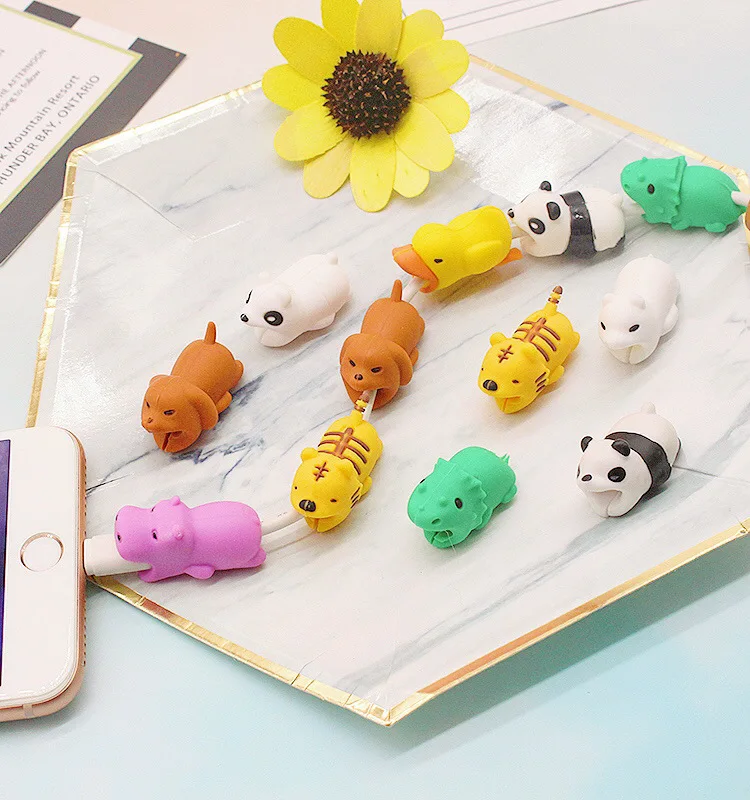 Cartoon Cute Mini Animal Mobile bites Cable Silicone For Iphone 7 8 Plus XR 6 X Protege Protection Phone USB Charger Cables 1PCS
Cartoon Cute Mini Animal Mobile bites Cable Silicone For Iphone 7 8 Plus XR 6 X Protege Protection Phone USB Charger Cables 1PCS