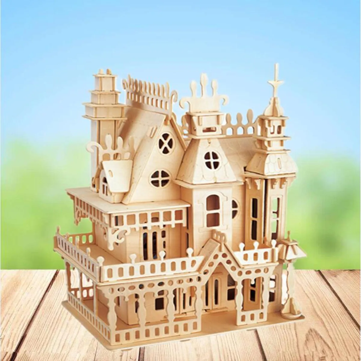 DIY Wooden Doll House Castle Building Blocks Children Handcraft Miniature Project Kit Manual Assembly 3D Model Toys Kids Gift
DIY Wooden Doll House Castle Building Blocks Children Handcraft Miniature Project Kit Manual Assembly 3D Model Toys Kids Gift