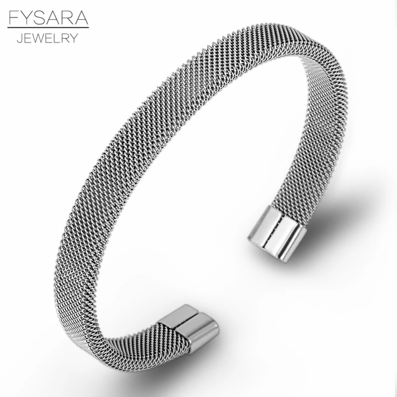 FYSARA 361L Stainless Steel Cable Wire Wristband Bracelet Bangle for Women Men Lover's Charm Cuff Bracelets Black Punk Jewelry
FYSARA 361L Stainless Steel Cable Wire Wristband Bracelet Bangle for Women Men Lover's Charm Cuff Bracelets Black Punk Jewelry
